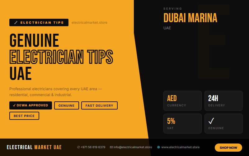 Best Electrician Service in Dubai Marina — Residential, Commercial & Industrial