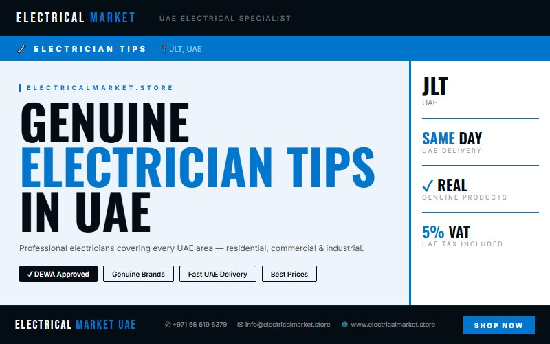 Emergency Electrician JLT UAE — Fast Response, Professional Team 2026
