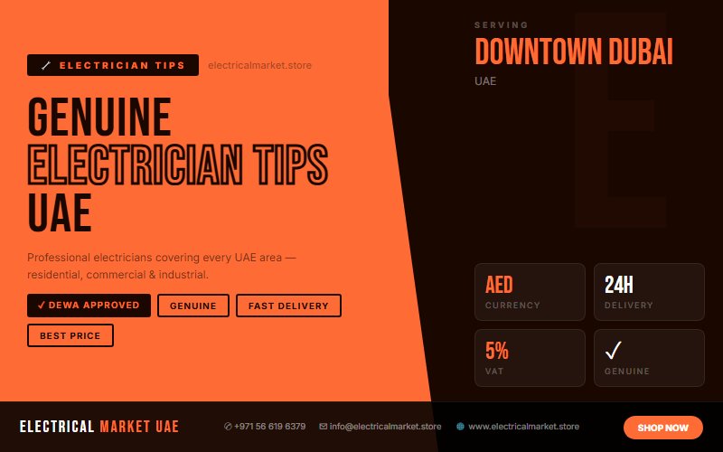 Hire a Professional Electrician in Downtown Dubai — Full Electrical Fit-Out UAE 2026