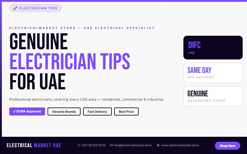 Hire a Professional Electrician in DIFC — Full Electrical Fit-Out UAE 2026