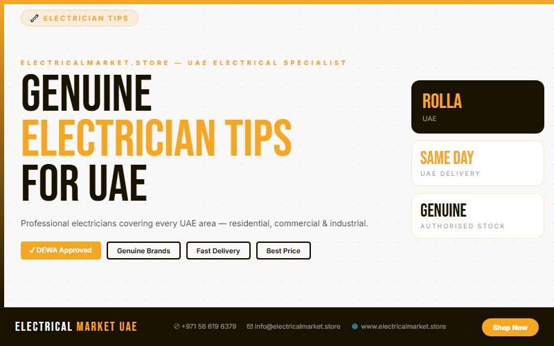 Emergency Electrician Rolla UAE — Fast Response, Professional Team 2026