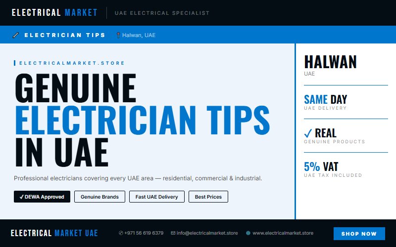 Emergency Electrician Halwan UAE — Fast Response, Professional Team 2026