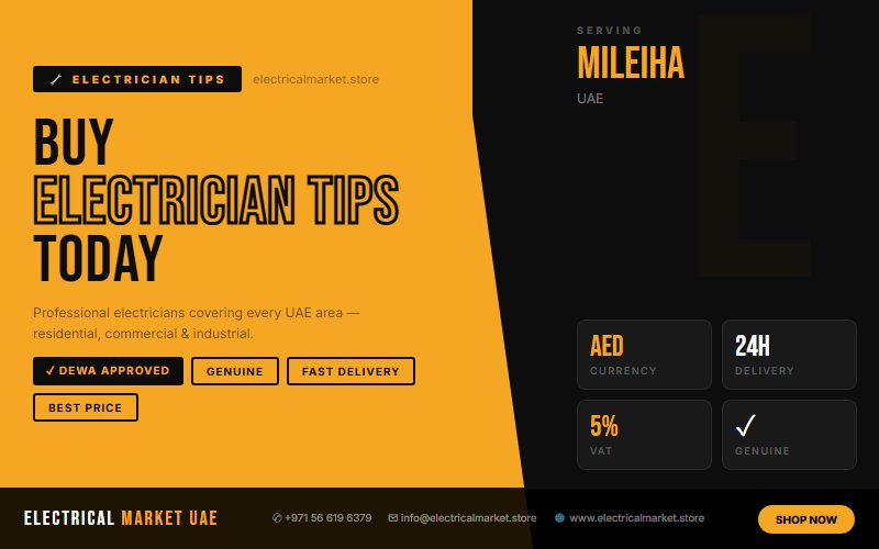 Best Electrician Service in Mileiha — Residential, Commercial & Industrial