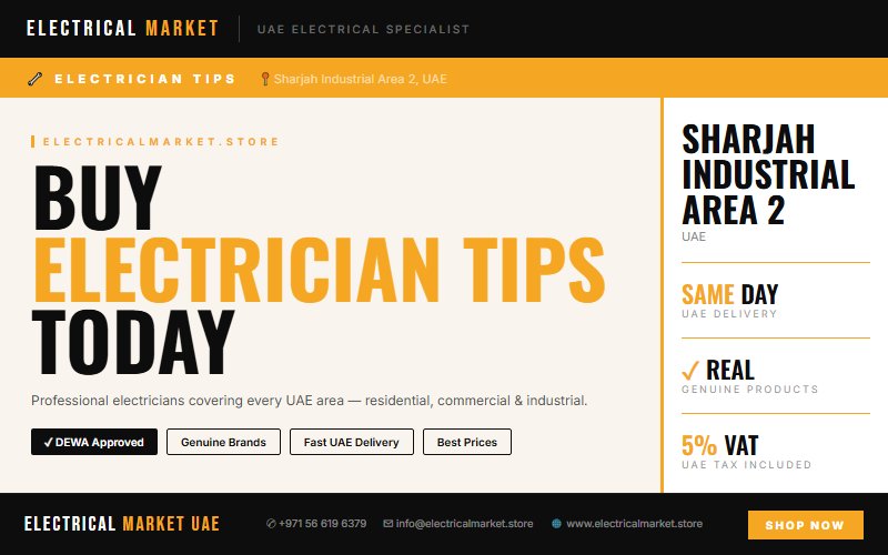 Hire a Professional Electrician in Sharjah Industrial Area 2 — Full Electrical Fit-Out UAE 2026