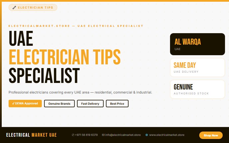 Emergency Electrician Al Warqa UAE — Fast Response, Professional Team 2026