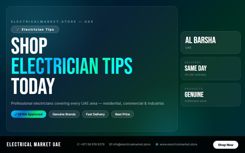 Electrical Installation Services in Al Barsha — Villas, Offices & Warehouses