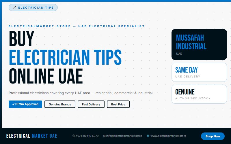 Best Electrician Service in Mussafah Industrial — Residential, Commercial & Industrial