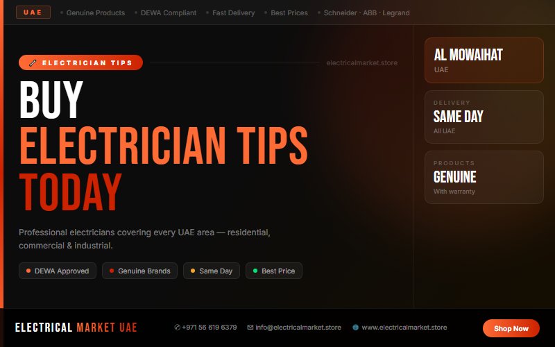 Electrical Installation Services in Al Mowaihat — Villas, Offices & Warehouses