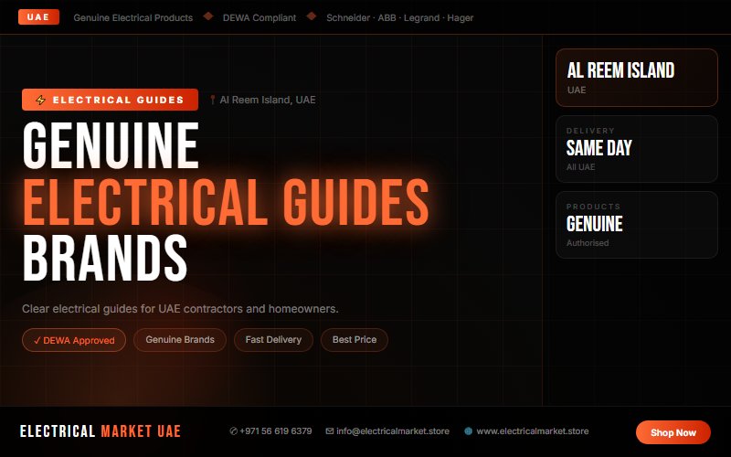 How to Calculate Electrical Load for a Villa in Al Reem Island UAE