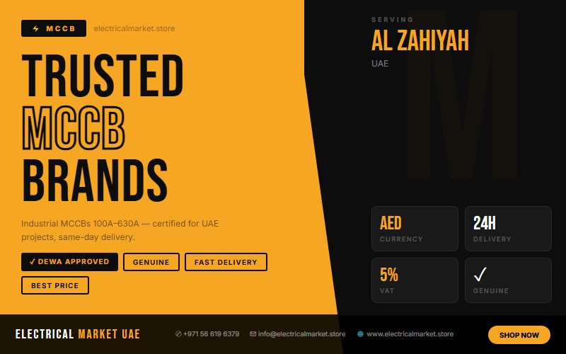 MCCB vs MCB — What Every Al Zahiyah Electrical Contractor Must Know