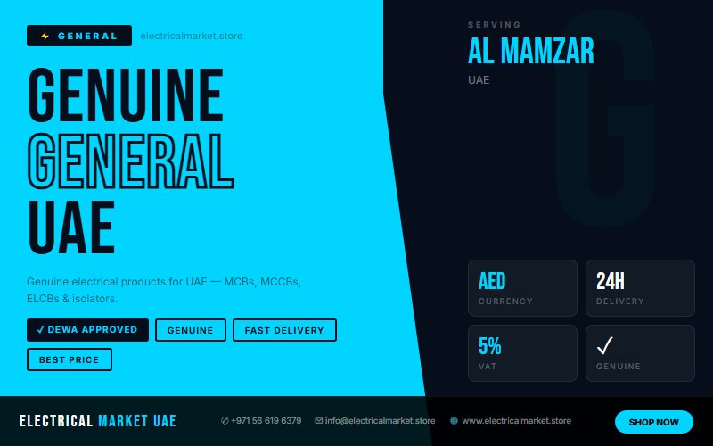 Best Electrical Suppliers in Al Mamzar UAE — Buy Genuine Brands Online 2026