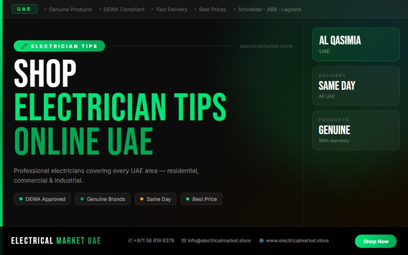 Electrician Services Al Qasimia UAE — Panel Upgrades, Fault Repair & Maintenance