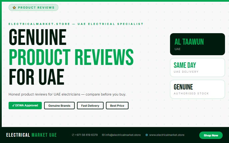 Best Electrical Suppliers in Al Taawun UAE — Buy Genuine Brands Online 2026