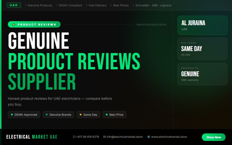 Top Electrical Products for Al Juraina Villas and Commercial Buildings