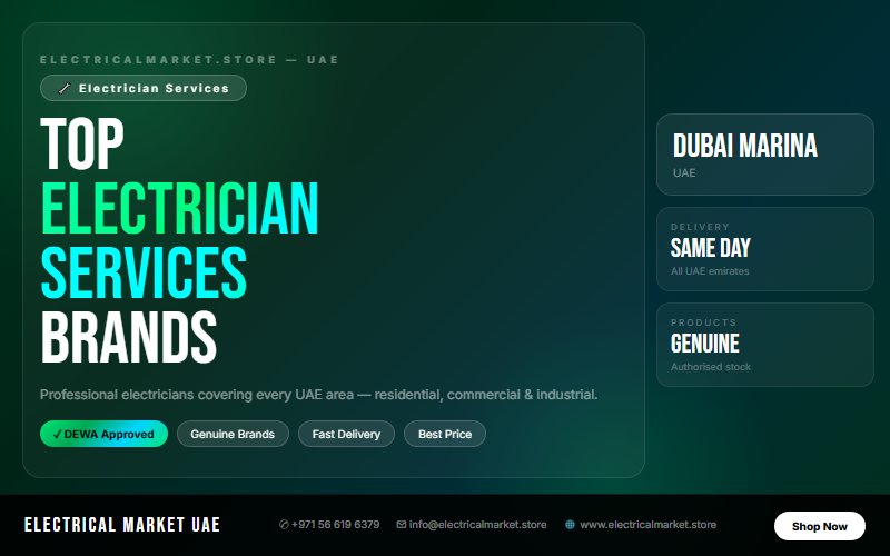 Emergency Electrician Dubai Marina — 24/7 Fault Repair Across All UAE Areas 2026