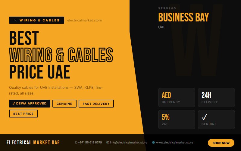 Online Electrical Shop UAE — Fast Delivery to Business Bay 2026
