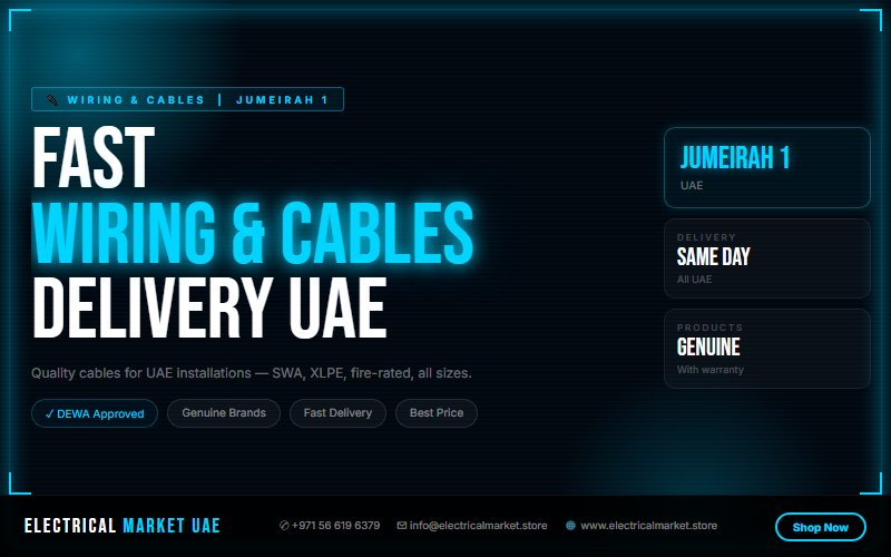 Genuine Schneider, ABB & Legrand Electrical Products in Jumeirah 1 UAE