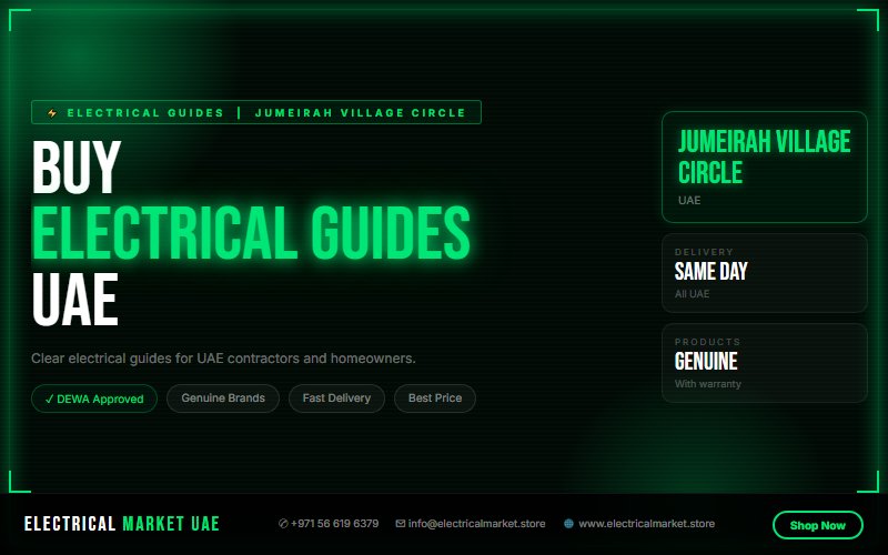How to Choose the Right Electrical Switchgear for Jumeirah Village Circle Projects