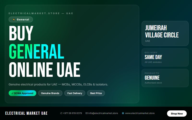 Genuine Schneider, ABB & Legrand Electrical Products in Jumeirah Village Circle UAE