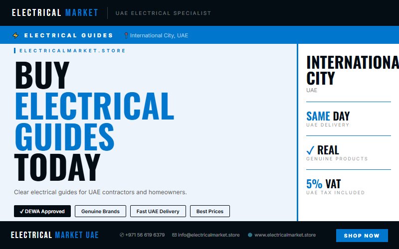 Complete Guide to Distribution Boards for International City UAE Buildings