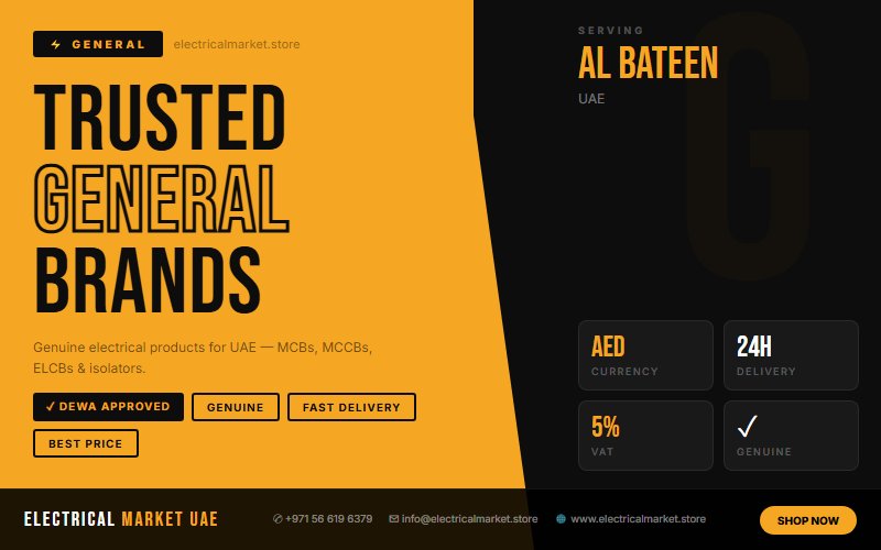 Online Electrical Shop UAE — Fast Delivery to Al Bateen 2026
