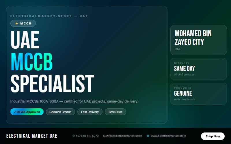 Schneider EasyPact MCCB — Review for UAE Industrial Use in Mohamed Bin Zayed City