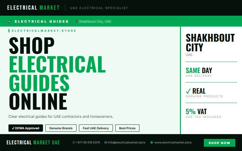 Three Phase vs Single Phase Power in UAE — Explained for Shakhbout City
