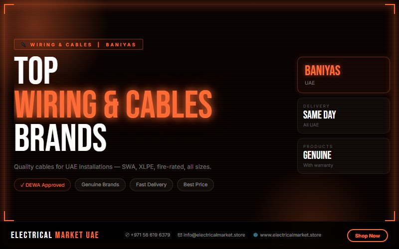 Electrical Safety Products UAE — ELCB, MCB, MCCB for Baniyas 2026