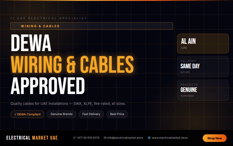 Best Electrical Suppliers in Al Ain UAE — Buy Genuine Brands Online 2026