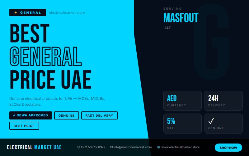 Best Electrical Suppliers in Masfout UAE — Buy Genuine Brands Online 2026
