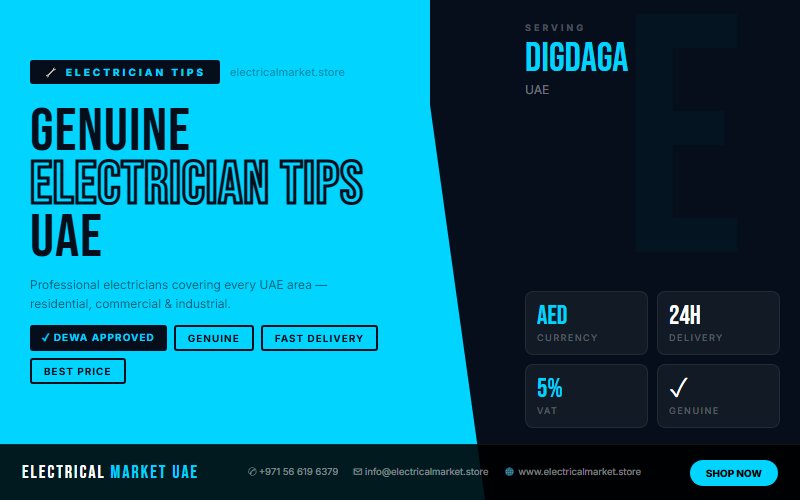 Professional Electrician in Digdaga — Electrical Market UAE Covers Every Area