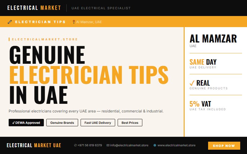 Hire a Professional Electrician in Al Mamzar — Full Electrical Fit-Out UAE 2026