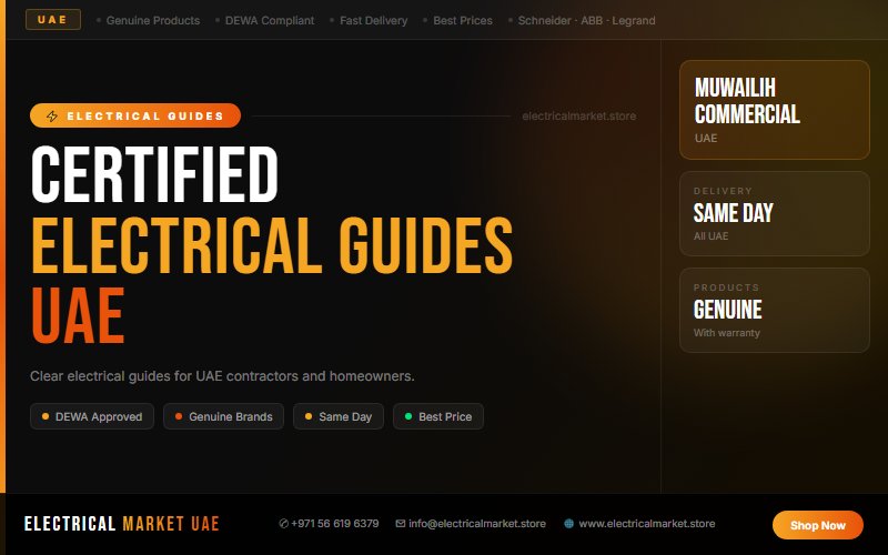How to Read an Electrical Single Line Diagram — UAE Guide for Muwailih Commercial