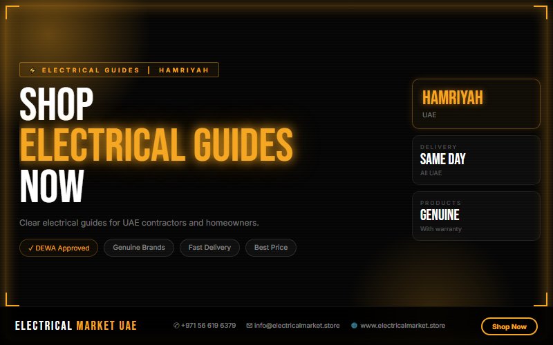Understanding Voltage Drop in UAE — Cable Sizing for Hamriyah Long Runs