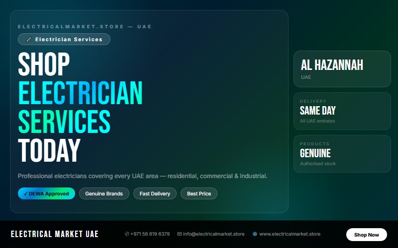 DB Board Installation in Al Hazannah — Professional Electrician, Genuine Brands