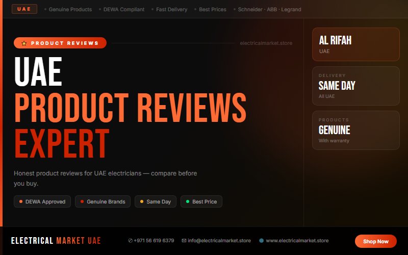 Schneider EasyPact MCCB Review — Best Buy for UAE Contractors in Al Rifah
