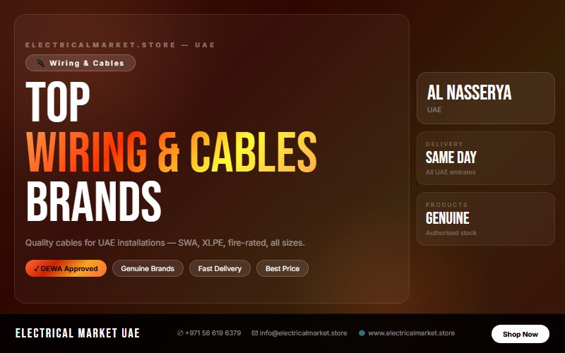 Flexible Conduit UAE — Cable Protection for Al Nasserya Installations