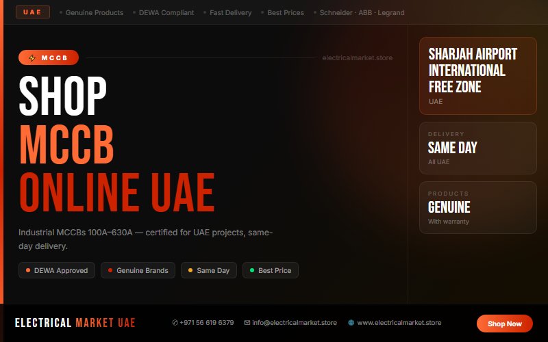 MCCB vs Fuse UAE — Which Is Better for Your Sharjah Airport International Free Zone Panel?