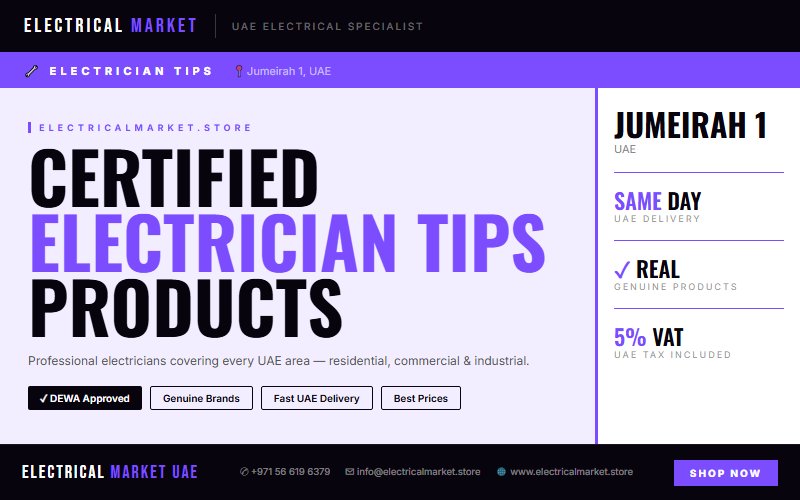 Retail Shop Electrical Work Jumeirah 1 UAE — Lighting, Power and Data Points