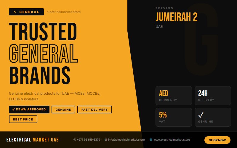 Online Electrical Shop UAE — Fast Delivery to Jumeirah 2 2026