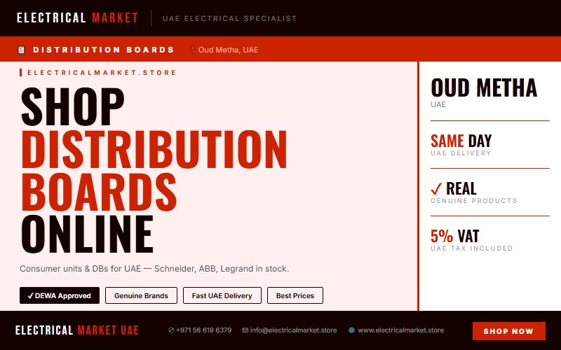 Distribution Board UAE — Complete Guide for Oud Metha Buildings 2026