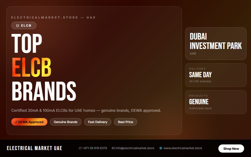 ABB F200 ELCB UAE — Genuine Stock, Fast Delivery to Dubai Investment Park