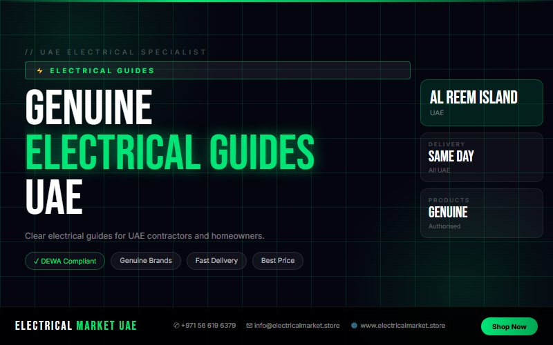 Electrical Symbols Explained UAE — Wiring Diagram Guide for Al Reem Island