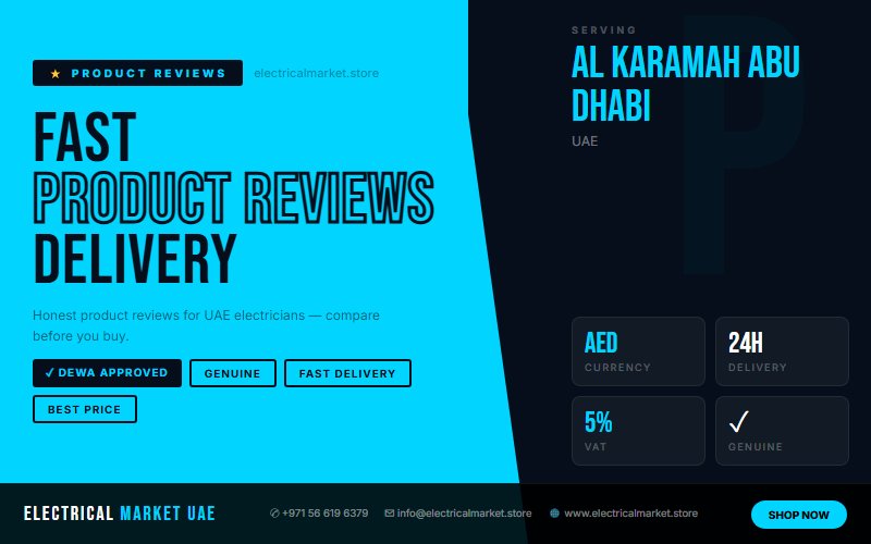 Schneider Acti9 MCB Review UAE — Best Miniature Breaker for Al Karamah Abu Dhabi?