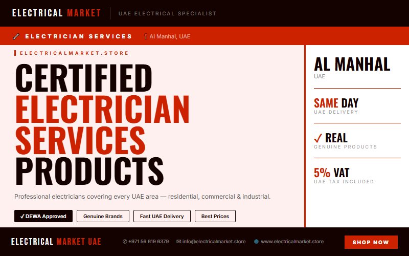 Air Conditioning Electrical Work Al Manhal UAE — Correct Circuit Protection