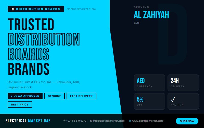 Single Phase DB UAE — 230V Consumer Units for Al Zahiyah Homes