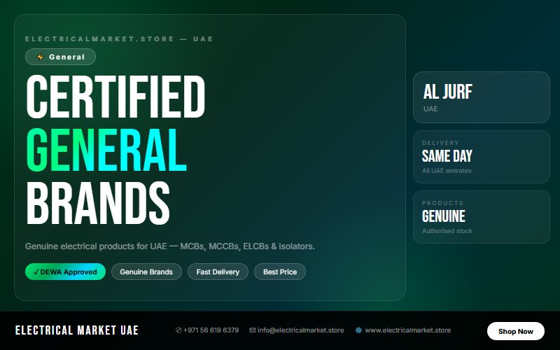 Electrical Market UAE — Your Al Jurf Source for Circuit Protection 2026