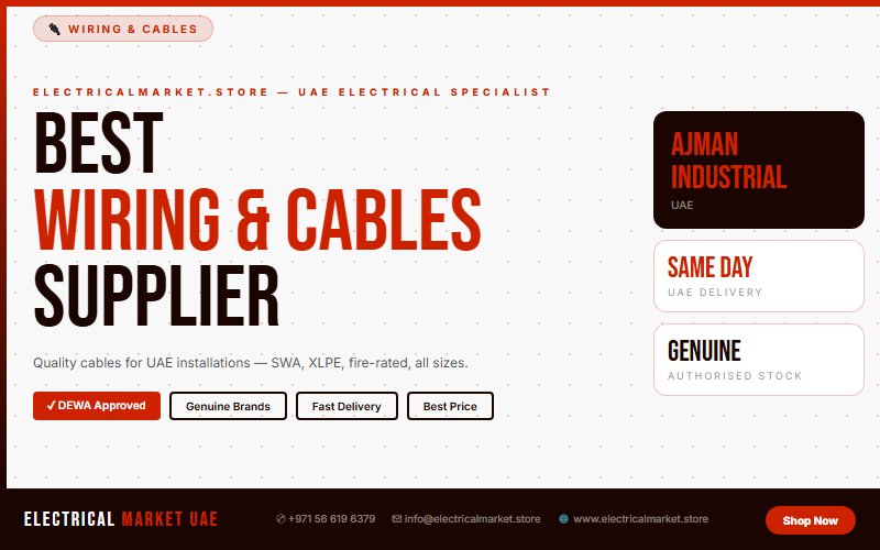 Cable Trunking UAE — Surface Mount Wiring for Ajman Industrial Offices
