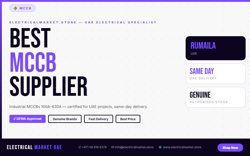 Buy MCCB Online Rumaila UAE — Same Day Dispatch Available 2026
